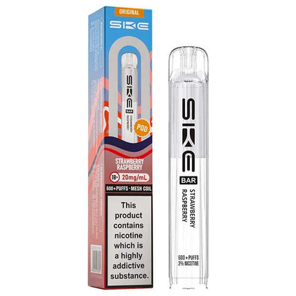 Strawberry Raspberry SKE Bar 600 Prefilled Pods - Vape Universe